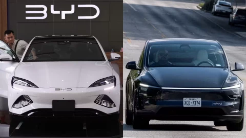 BYD đã bỏ xa Tesla ở thị trường xe điện toàn cầu