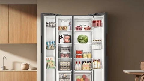 Xiaomi ra mắt tủ lạnh dung tích lớn 550 lít, thiết kế 2 cánh side by side, giá chỉ hơn 6 triệu đồng tại Trung Quốc