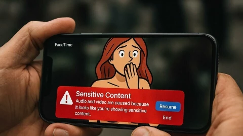 iPhone sắp tự động "đóng băng" video call FaceTime nếu phát hiện có người …cởi đồ