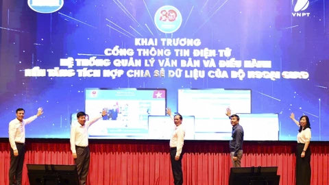 Bộ Ngoại giao khai trương 3 hệ thống chuyển đổi số trọng yếu