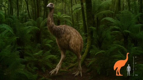 Công nghệ di truyền giúp hồi sinh moa loài chim từng thống trị rừng New Zealand