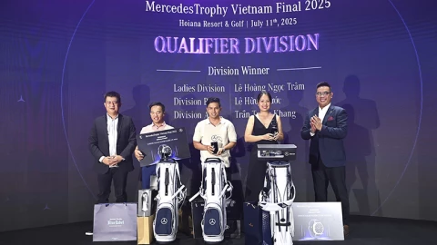 100 golf thủ tham gia giải MercedesTrophy Việt Nam 2025