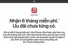 Apple bất ngờ tặng 6 tháng Apple Music miễn phí, đồng thời "mở khóa" hai tính năng sức khỏe tại Việt Nam