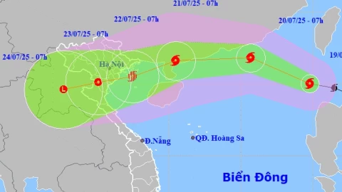 Bão Wipha dự báo mạnh cấp 11, 12 vào biển Đông, hướng tới Quảng Ninh, Hải Phòng