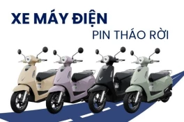 VinFast ra mắt xe máy điện mới Evo Grand và Evo Grand Lite: 2 pin tháo rời, đi được 262km, giá từ 18 triệu đồng