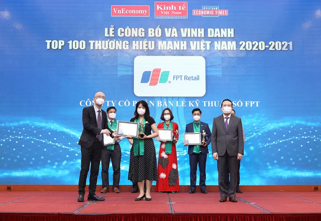 FPT Retail vào Top 100 Thương hiệu mạnh Việt Nam lần thứ 8 liên tiếp