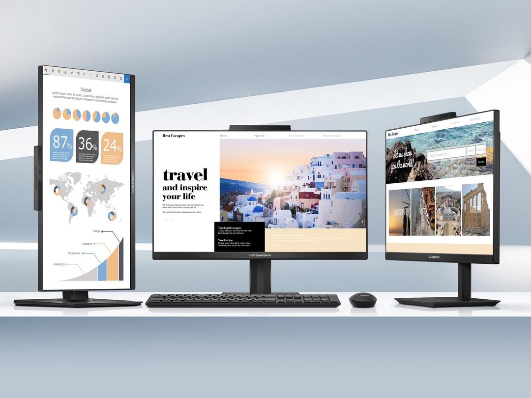 Asus ra mắt ExpertCenter AiO: loạt máy tính All-in-One tối ưu cho doanh nghiệp và người dùng gia đình