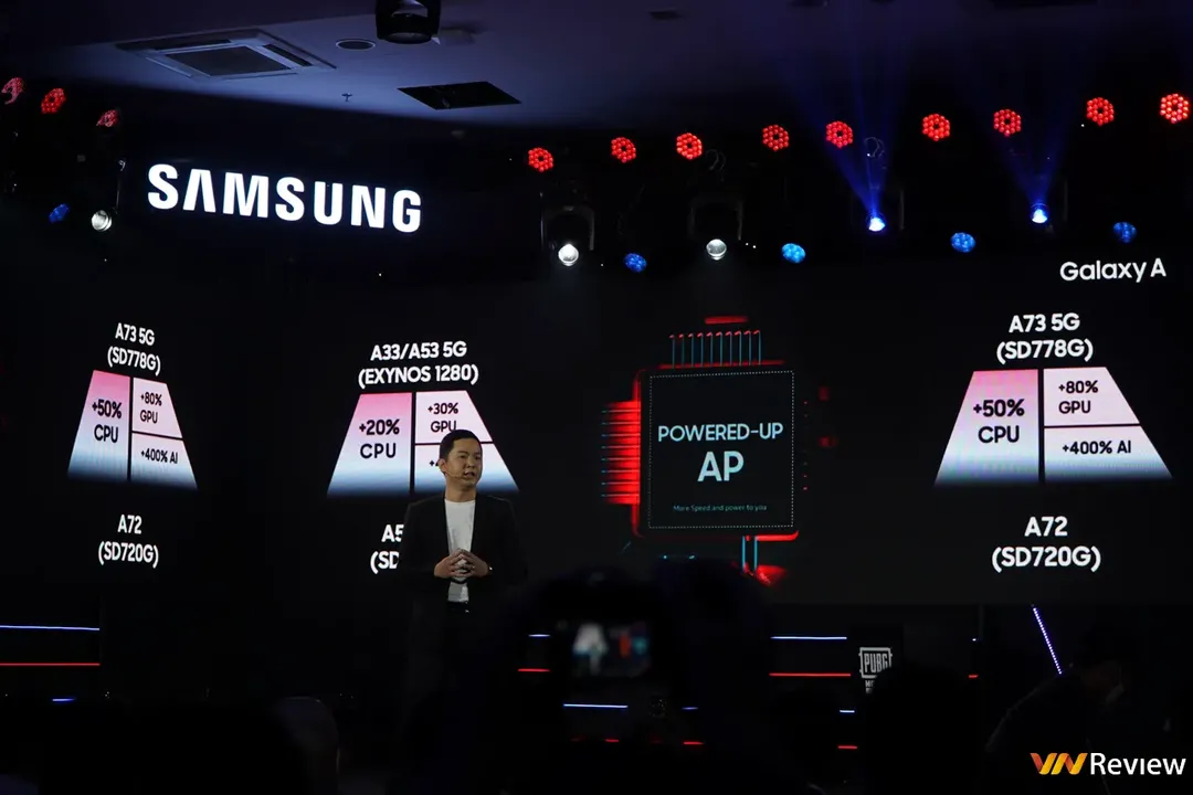 Samsung ra mắt Galaxy A53 5G, A13 và A23 tại Việt Nam, tài trợ chính cho PUBG Mobile tại SEA Games 31