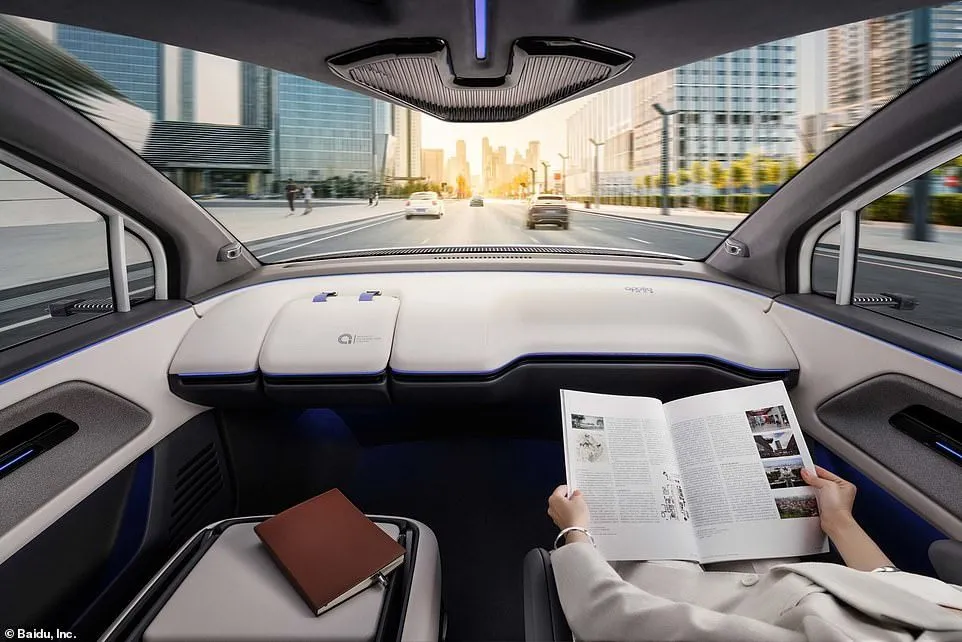 Baidu ra mắt taxi đến từ tương lai: Chạy điện hoàn toàn, không người lái, chẳng cần vô lăng