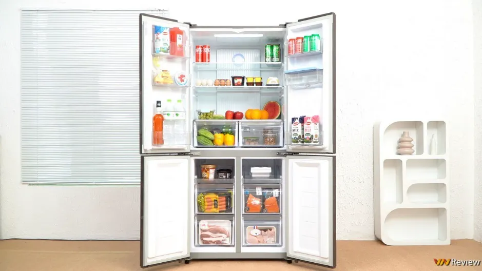 Trải nghiệm tủ lạnh 4 cửa Aqua IGW525: thiết kế hiện đại, nhiều tiện ích