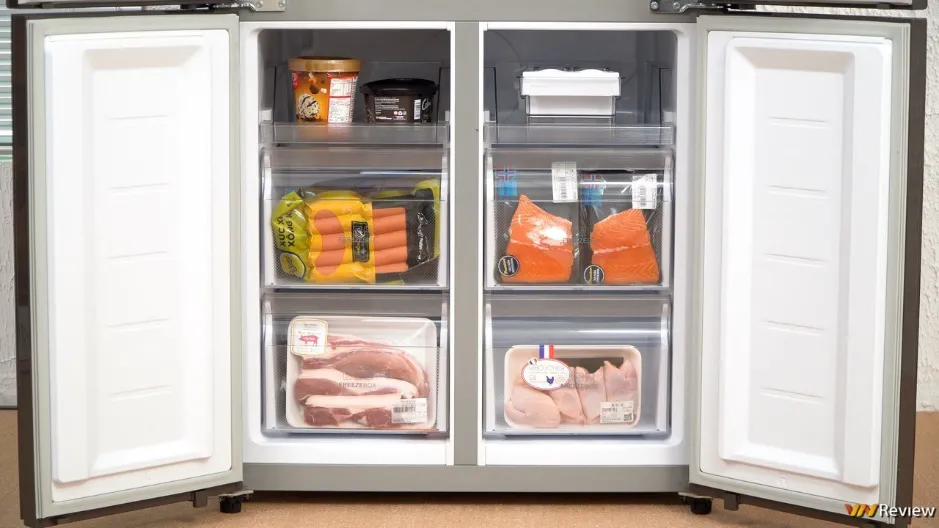 Trải nghiệm tủ lạnh 4 cửa Aqua IGW525: thiết kế hiện đại, nhiều tiện ích