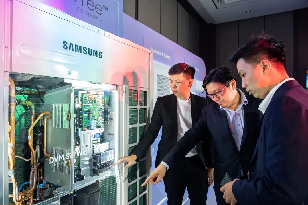 Samsung Việt Nam ra mắt dòng điều hòa trung tâm DVM S2 mới