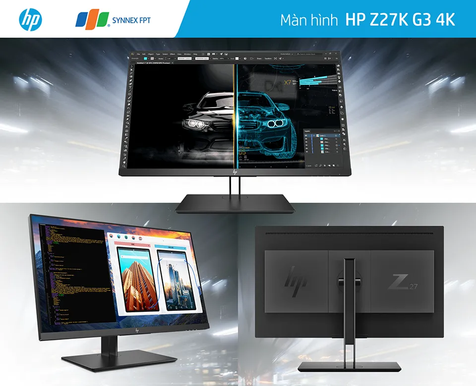 HP tung ra 4 màn hình dòng Z Display ở Việt Nam