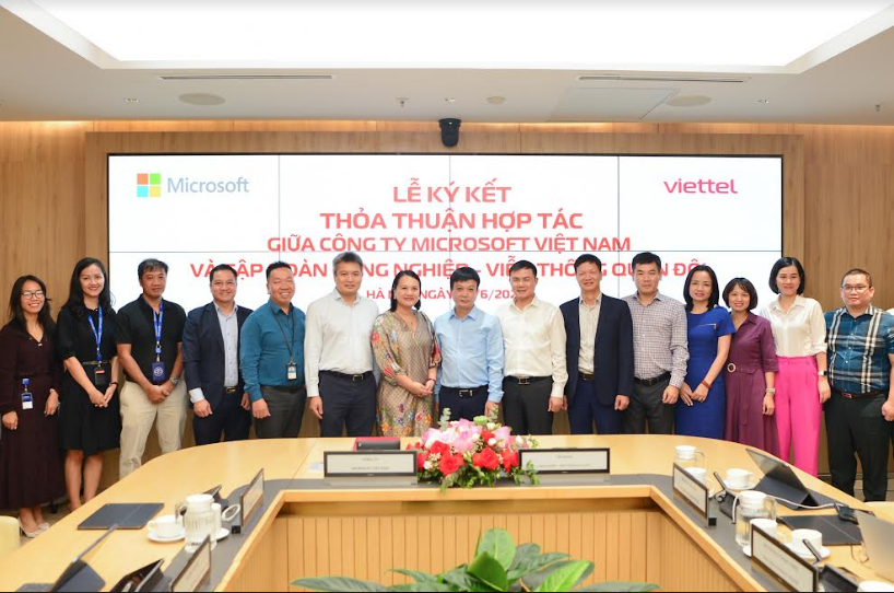 Viettel Solutions và Microsoft hợp tác ứng dụng điện toán đám mây và trí tuệ nhân tạo tại Việt Nam