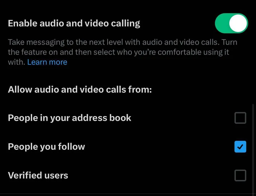 X (Twitter) chính thức triển khai tính năng gọi video