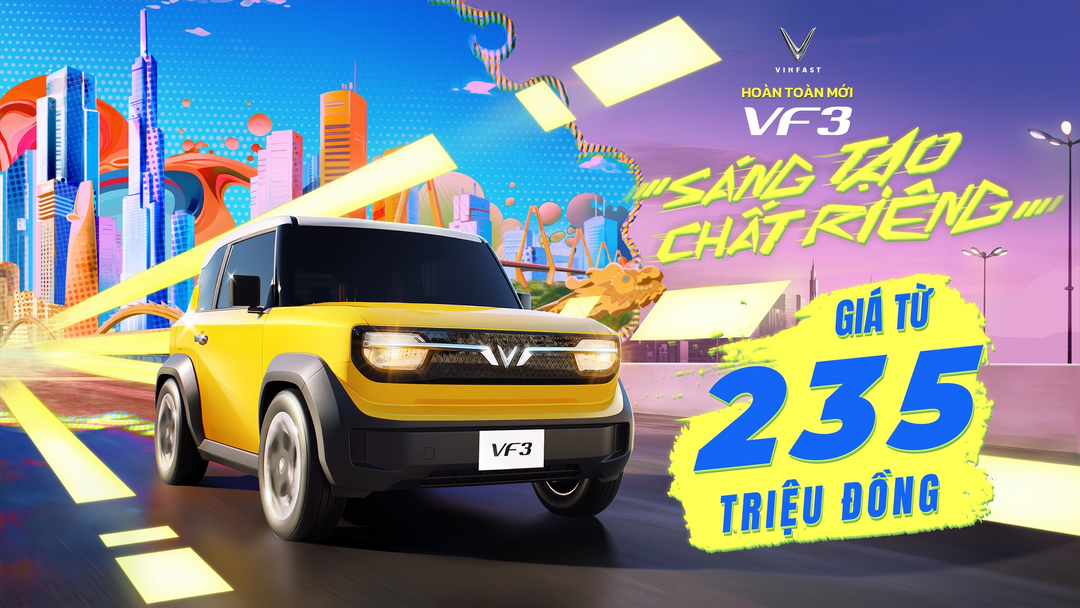 VinFast VF 3 lộ diện giá bán gây bất ngờ tại thị trường Việt Nam