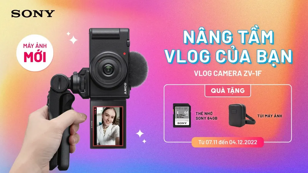 Sony mở rộng dải sản phẩm Vlog với máy ảnh ZV-1F: dồn toàn lực cho việc quay video, live stream, hỗ trợ tối đa cho dân creator, streamer