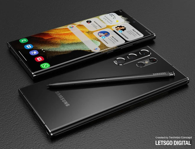 Galaxy S22 Ultra với bút S Pen lộ diện, Galaxy Note ngày càng xa dần