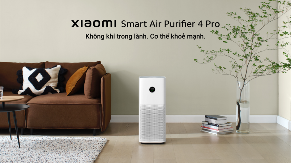 Xiaomi Smart Air Purifier 4 Pro ra mắt tại Việt Nam: máy lọc không khí hỗ trợ điều khiển giọng nói
