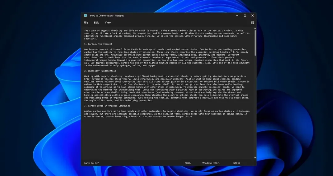 Notepad phiên bản mới với thiết kế hiện đại chính thức cập bến Windows 11