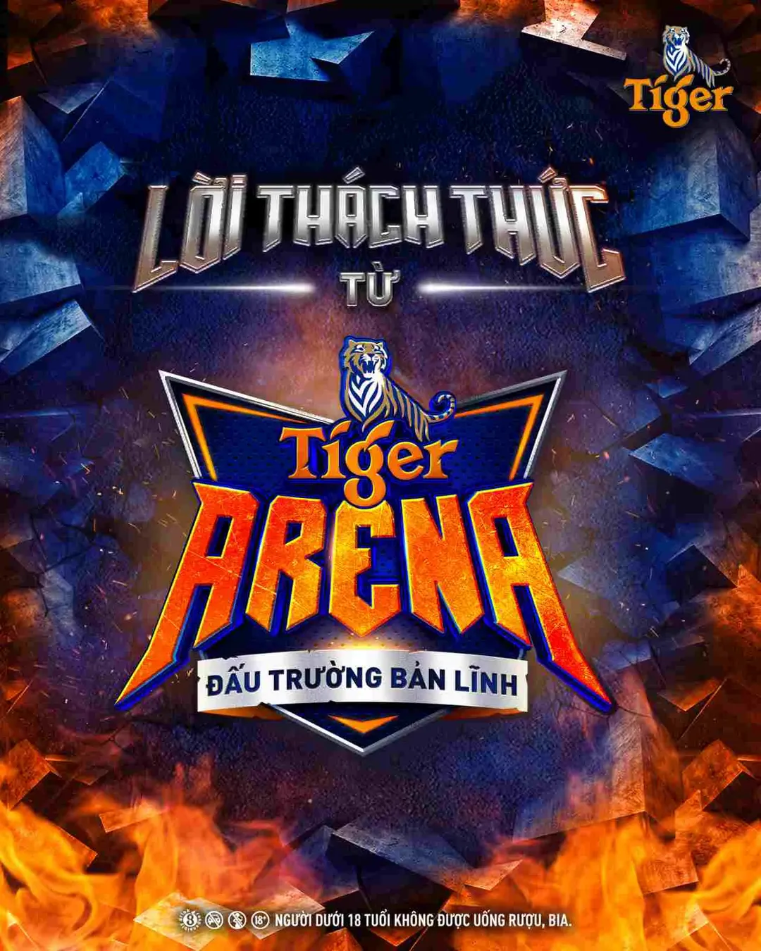 Đấu Trường Bản Lĩnh Tiger Arena lần đầu tiên ra mắt với chuỗi thử thách độc lạ tại Việt Nam