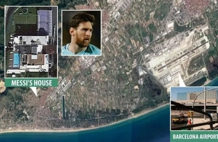 Tại sao không chiếc máy bay nào trên thế giới được phép bay qua nóc nhà Messi?