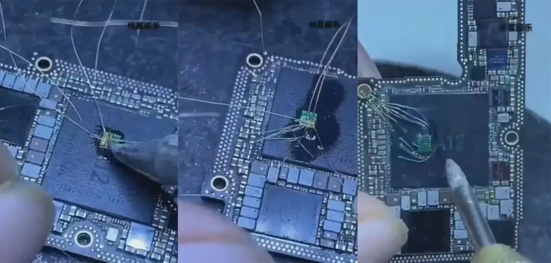 Pháp sư Trung hoa lại trổ tài độ chế: câu dây Touch ID vào chip A12 Bionic và chạy được
