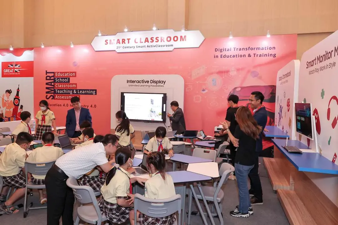 Samsung trình diễn mô hình lớp học tương tác và hàng loạt thiết bị hỗ trợ giáo dục tại triển lãm quốc tế BESS Việt Nam 2023