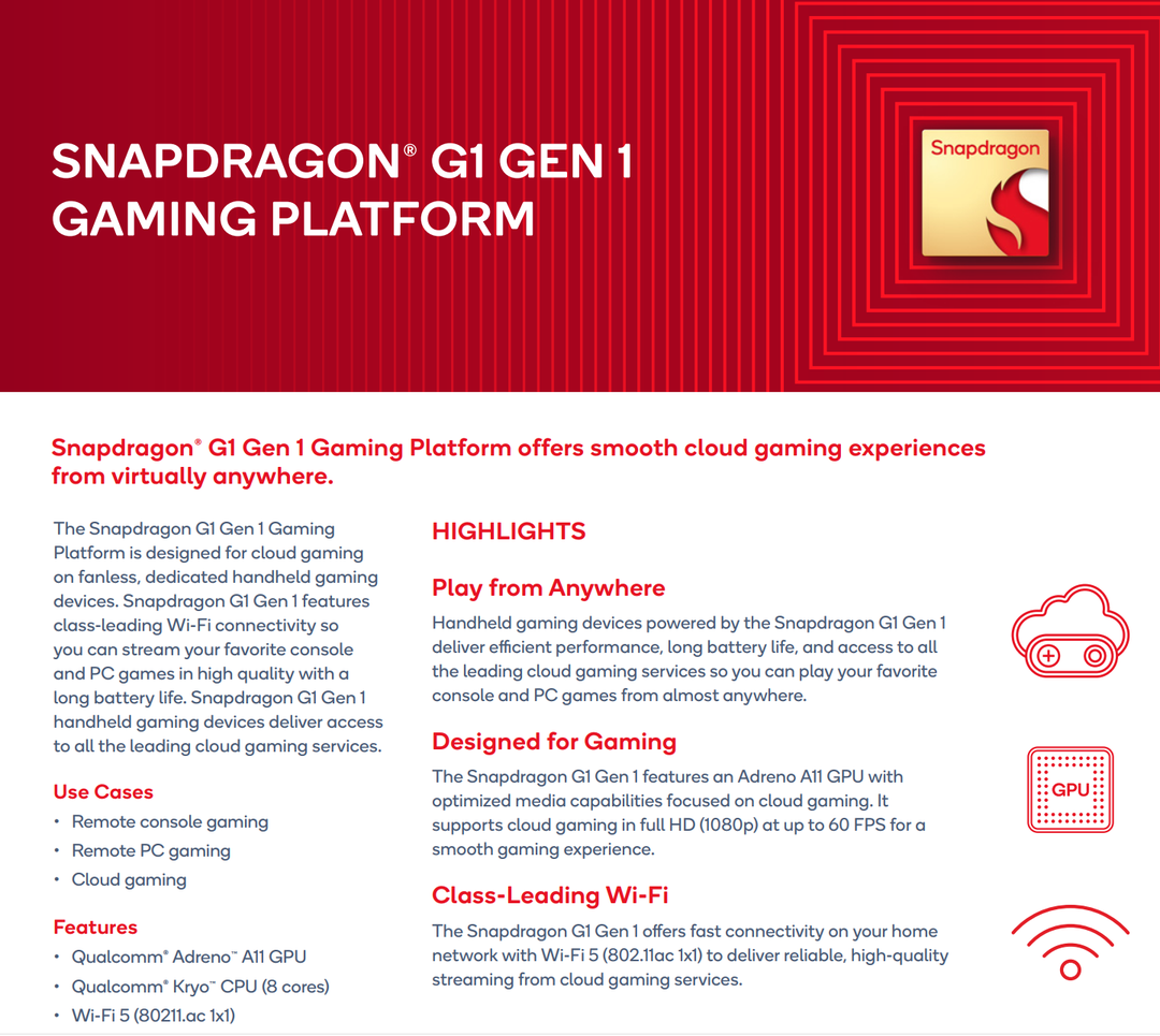 Qualcomm ra mắt Snapdragon G Series: dòng chip chuyên dụng cho các thiết bị chơi game cầm tay thế hệ mới