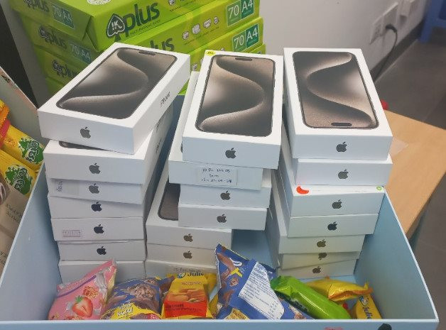 20 chiếc iPhone 15 Pro Max nhập lậu từ Thái Lan vừa bị tạm giữ tại Đà Nẵng