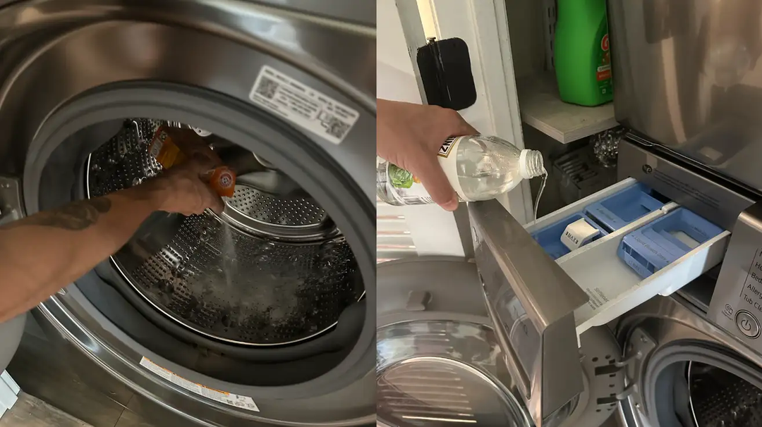Cách vệ sinh, khử mùi máy giặt đơn giản nhất