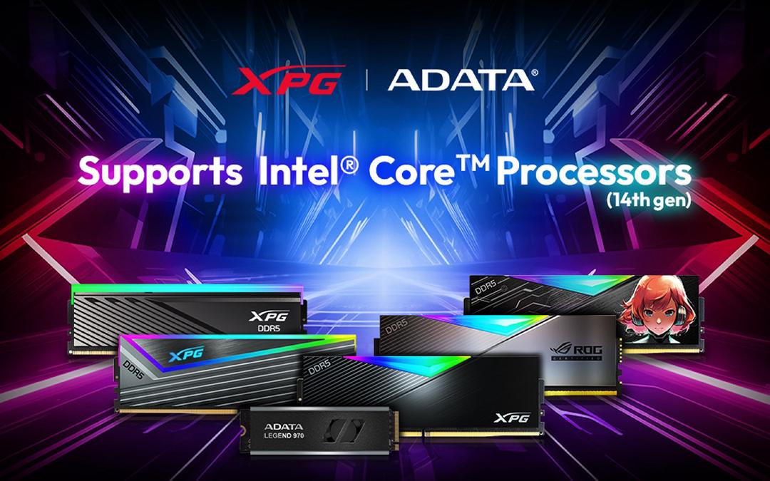 ADATA ra mắt loạt RAM và SSD thế hệ mới, hỗ trợ đầy đủ bộ xử lý Intel Core thế hệ thứ 14