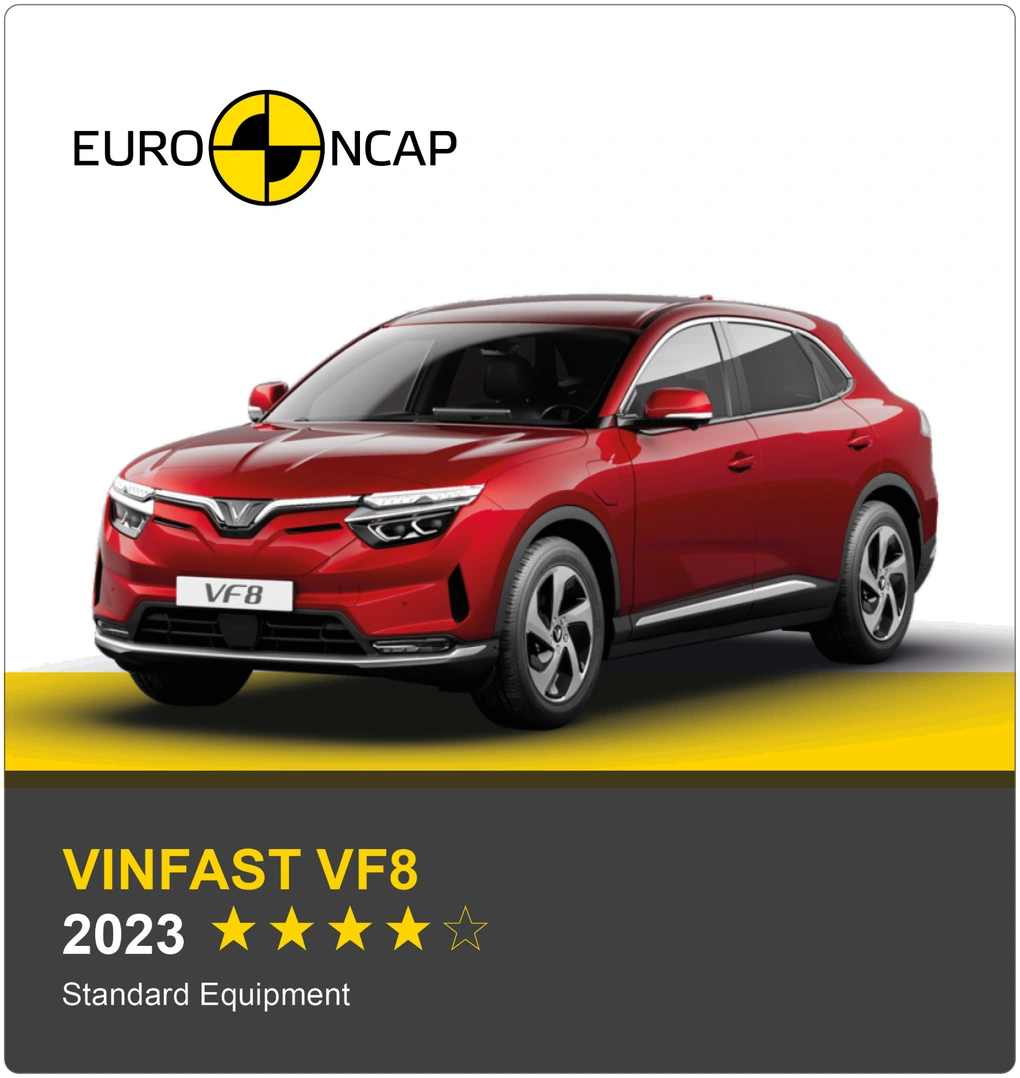 VinFast VF 8 đạt chứng nhận Euro NCAP ở mức nào?