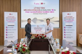 LG Việt Nam tặng loạt điều hòa AI có tính năng lọc khí cho Bệnh viện E