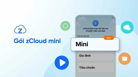 Zalo ra gói zCloud Mini giá 20.000 đồng/tháng, thêm tính năng gửi ảnh chất lượng gốc, không nén
