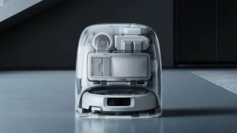 DJI chính thức nhảy vào thị trường robot hút bụi, thiết kế trong suốt