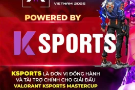 Chính thức ra mắt giải đấu Valorant Ksports Mastercup 2025 cho game thủ Việt