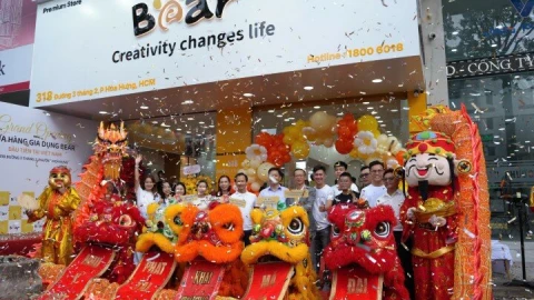 Thương hiệu gia dụng Bear khai trương brandshop chính hãng đầu tiên tại Việt Nam