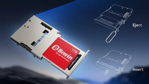 Trung Quốc sắp ra mắt ổ SSD nhỏ đến mức có thể lắp như thẻ SIM