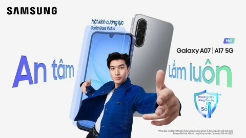 Samsung ra mắt Galaxy A17 và A07 tại Việt Nam: Mang AI, bảo Mật Knox Vault và cam kết cập nhật 6 năm xuống phân khúc phổ thông