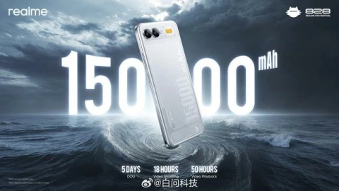 realme trình làng concept "pin sạc dự phòng" 15.000mAh biết nghe gọi, lướt web, chụp ảnh, xem tóp tóp