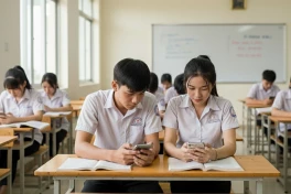 Hà Nội yêu cầu thu điện thoại của học sinh trước giờ học