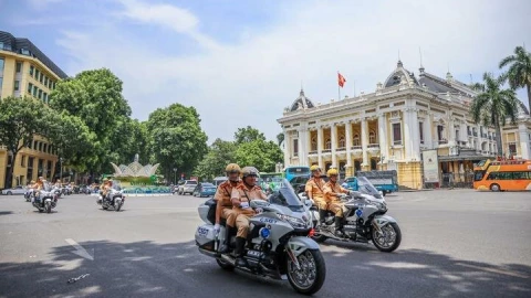Lịch cấm đường chi tiết tại Hà Nội ngày 30/8 phục vụ tổng duyệt diễu binh 2/9 A80