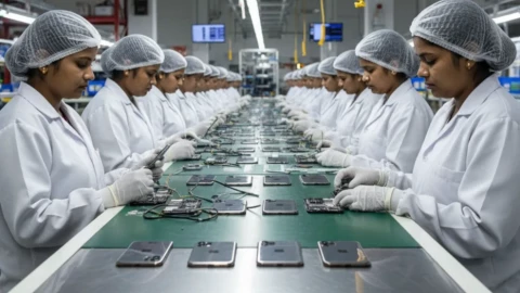 iPhone 17 sắp ra mắt: Apple dùng hàng “Made in India”, 5 nhà máy chạy hết công suất, công nhân lương bèo bọt chạm đáy