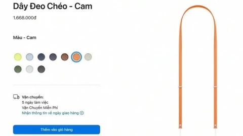 Apple bán dây đeo iPhone 17 giá gần 1,7 triệu đồng, gây tranh cãi lớn