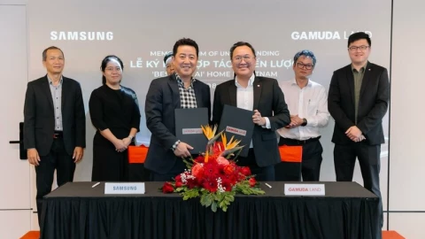 Samsung và Gamuda Land ký kết hợp tác chiến lược, đẩy mạnh phát triển, ứng dụng giải pháp nhà ở thông minh tại Việt Nam