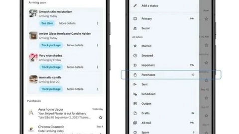 Google biến Gmail thành trợ lý mua sắm cá nhân của bạn với tính năng theo dõi đơn hàng tự động