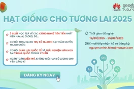 Huawei Việt Nam khởi động chương trình “Hạt giống cho Tương lai” năm thứ 10
