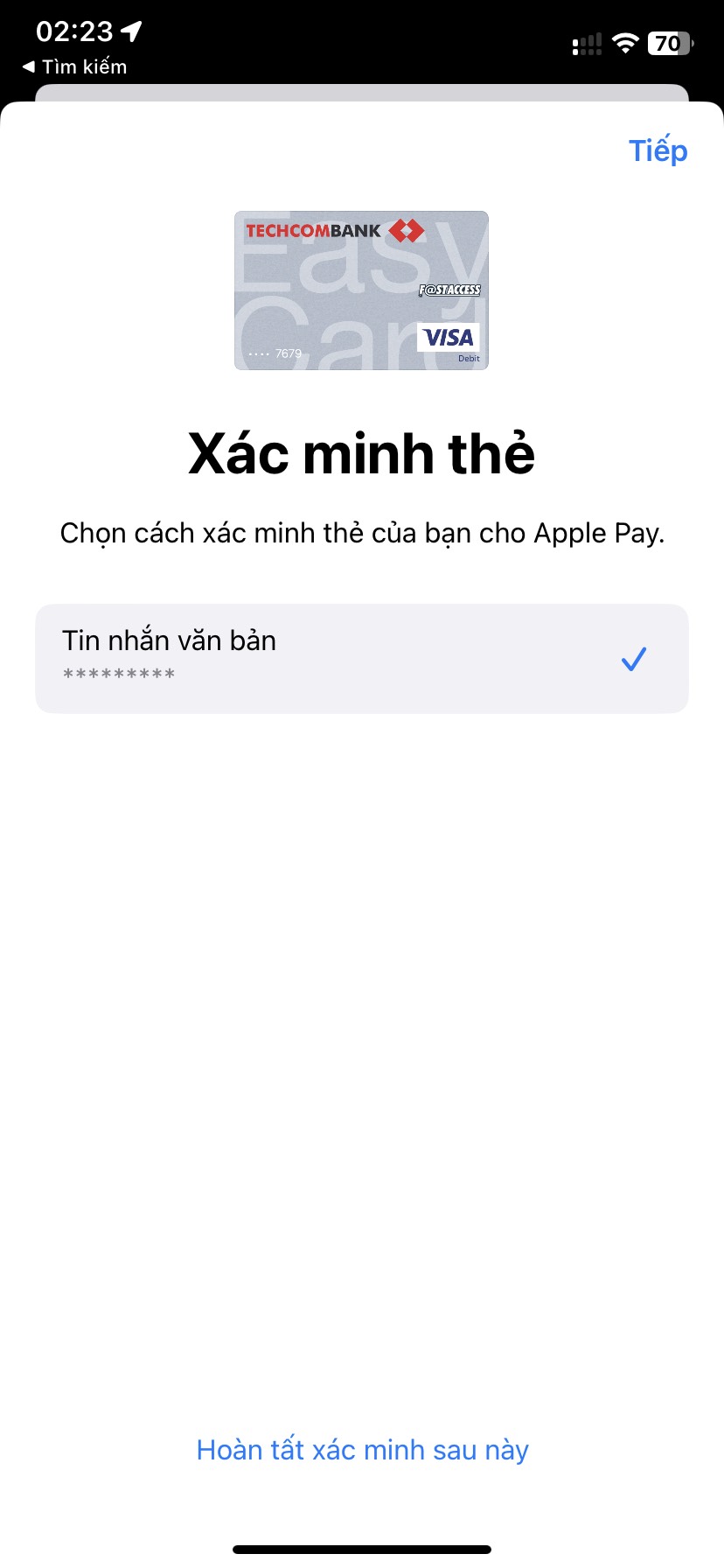 Cách thêm thẻ ngân hàng vào ví Apple Pay trên iPhone mới nhất 2023