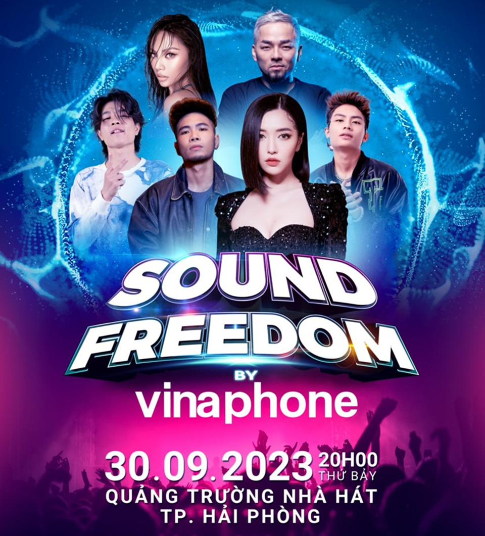 VinaPhone tổ chức sự kiện âm nhạc Sound Freedom tại 4 tỉnh